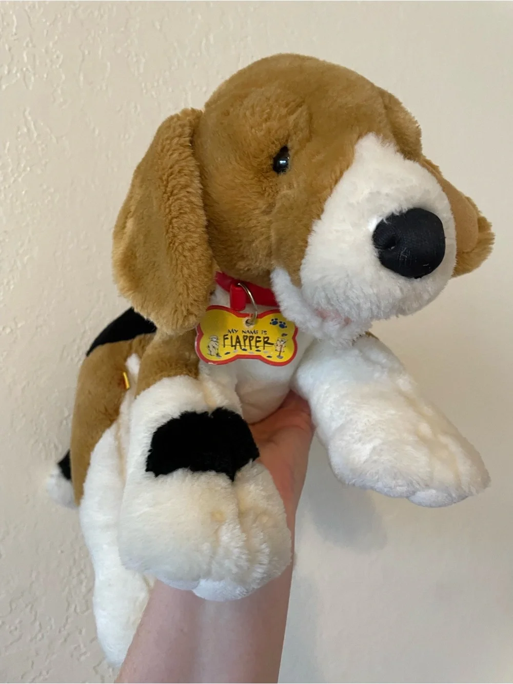 Retired build a bear tracking beagle dog